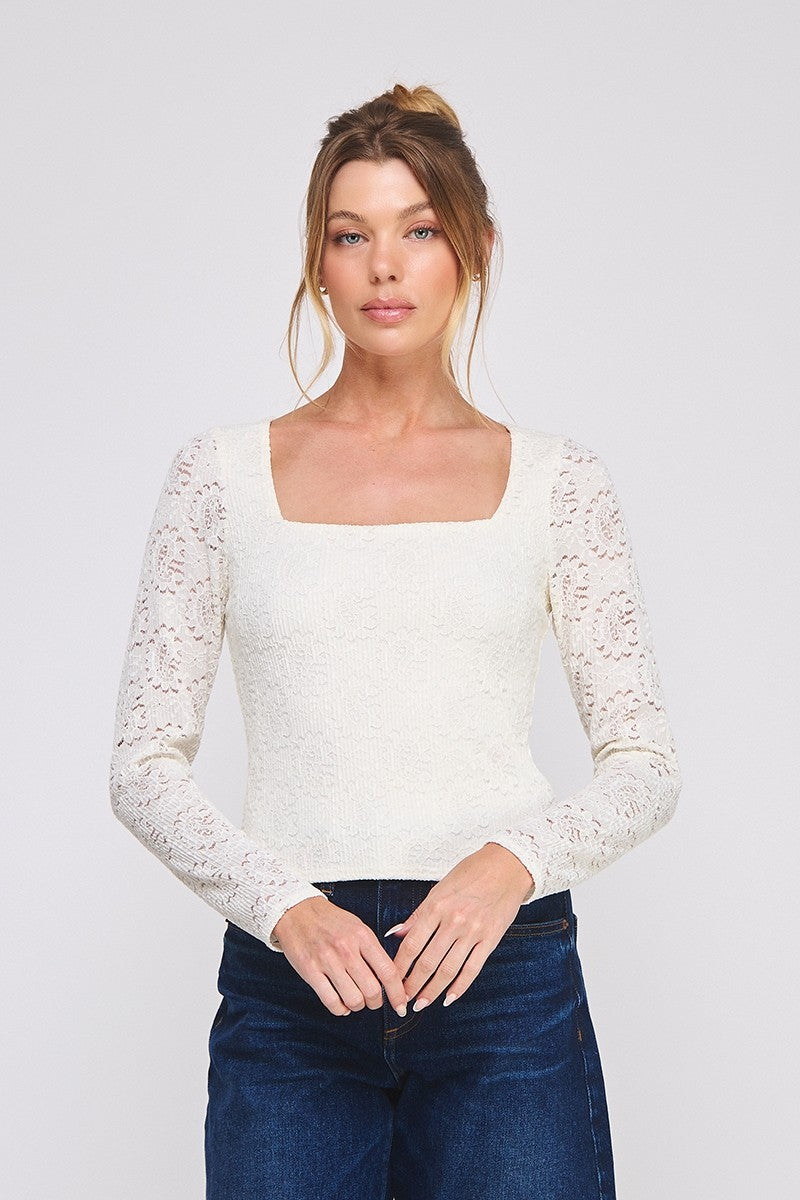 MIRIAM LACE TOP