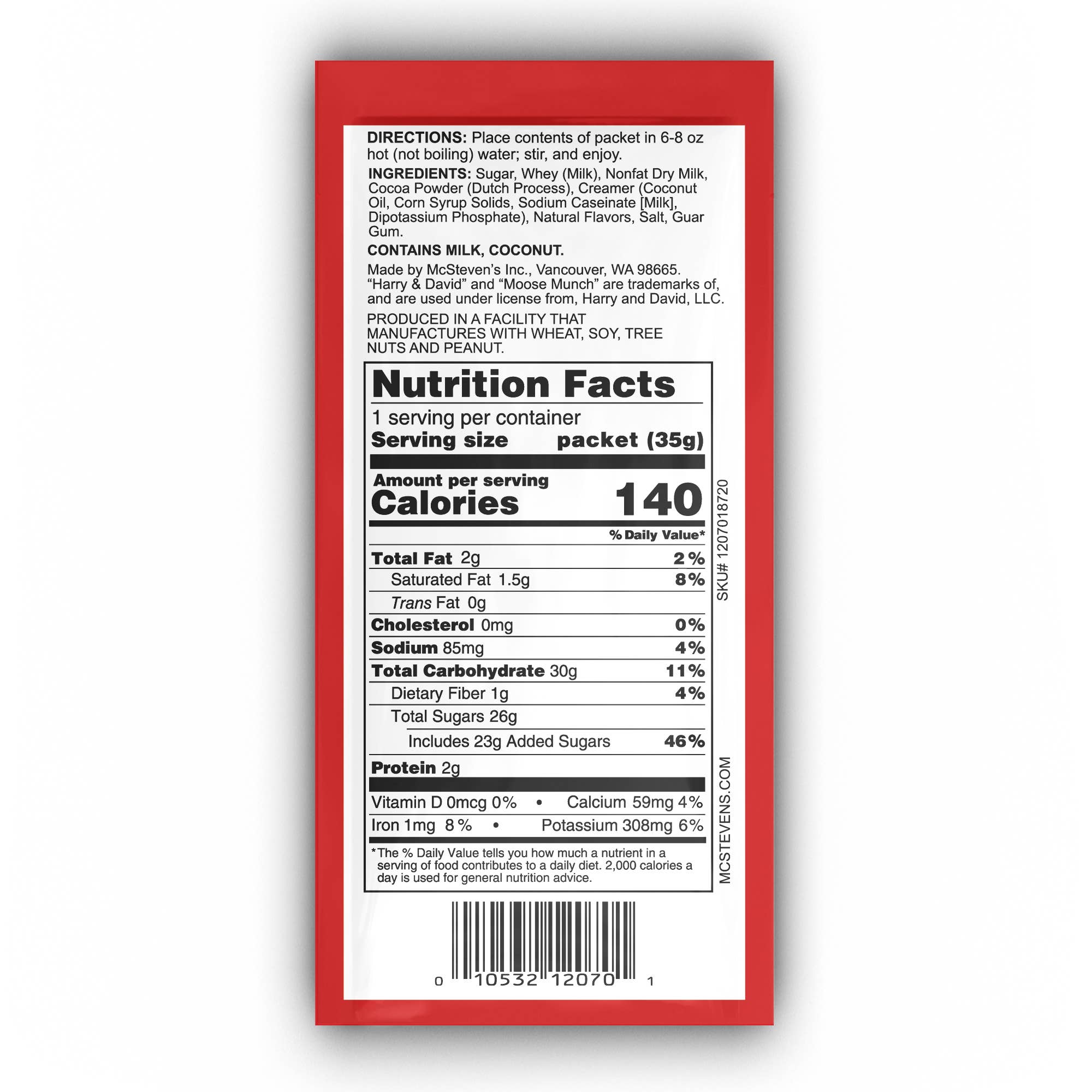 H&D® Moose Munch Caramel Cocoa (1.25oz Packets)