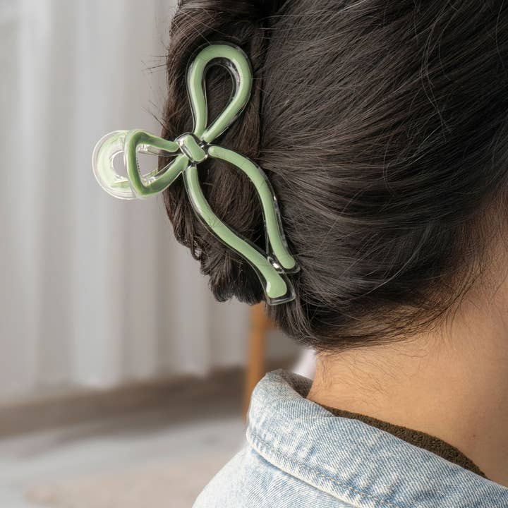 Very Demure Bow Hair Clip
