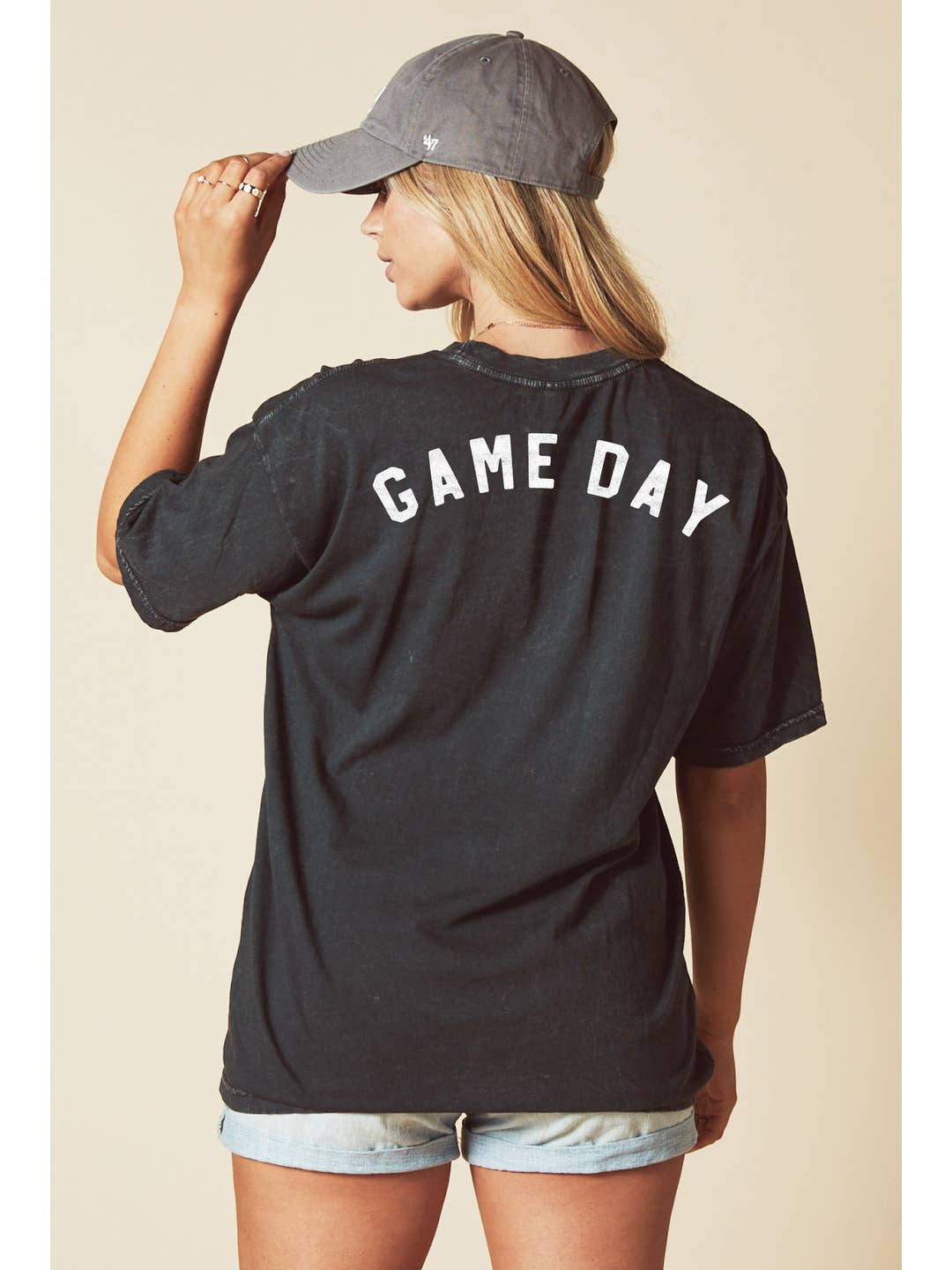 Game Day Front/Back Oversized Top