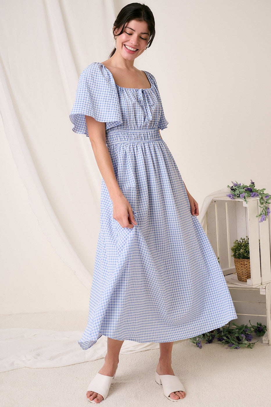 IZABELLA GINGHAM DRESS