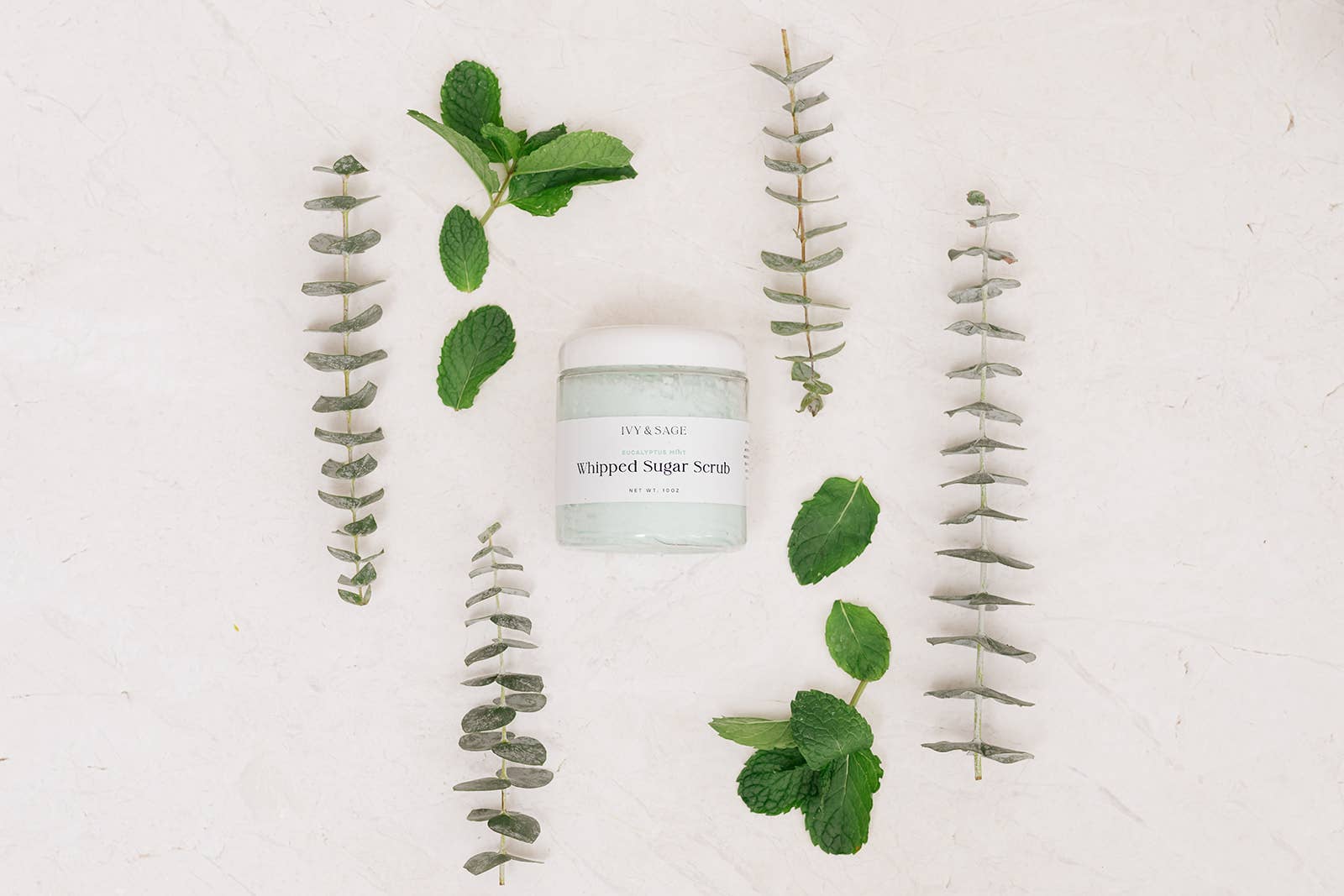Sugar Scrub – Eucalyptus Mint, Refreshing & Invigorating