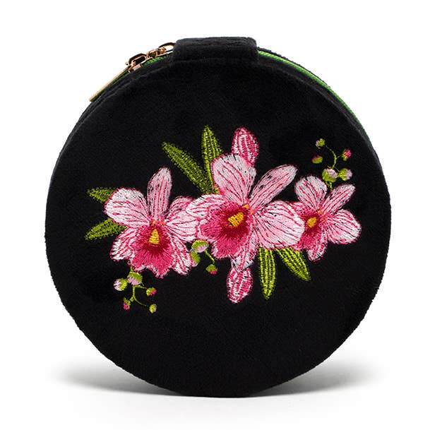 Velvet Jewelry Zip Case / Organizer
