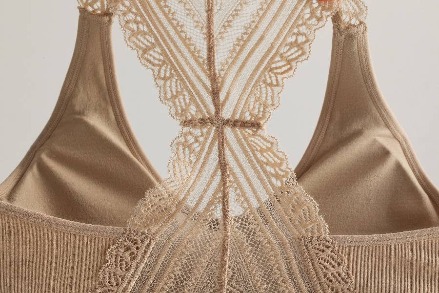 ARIELLA Seamless Lace Padded Bralette