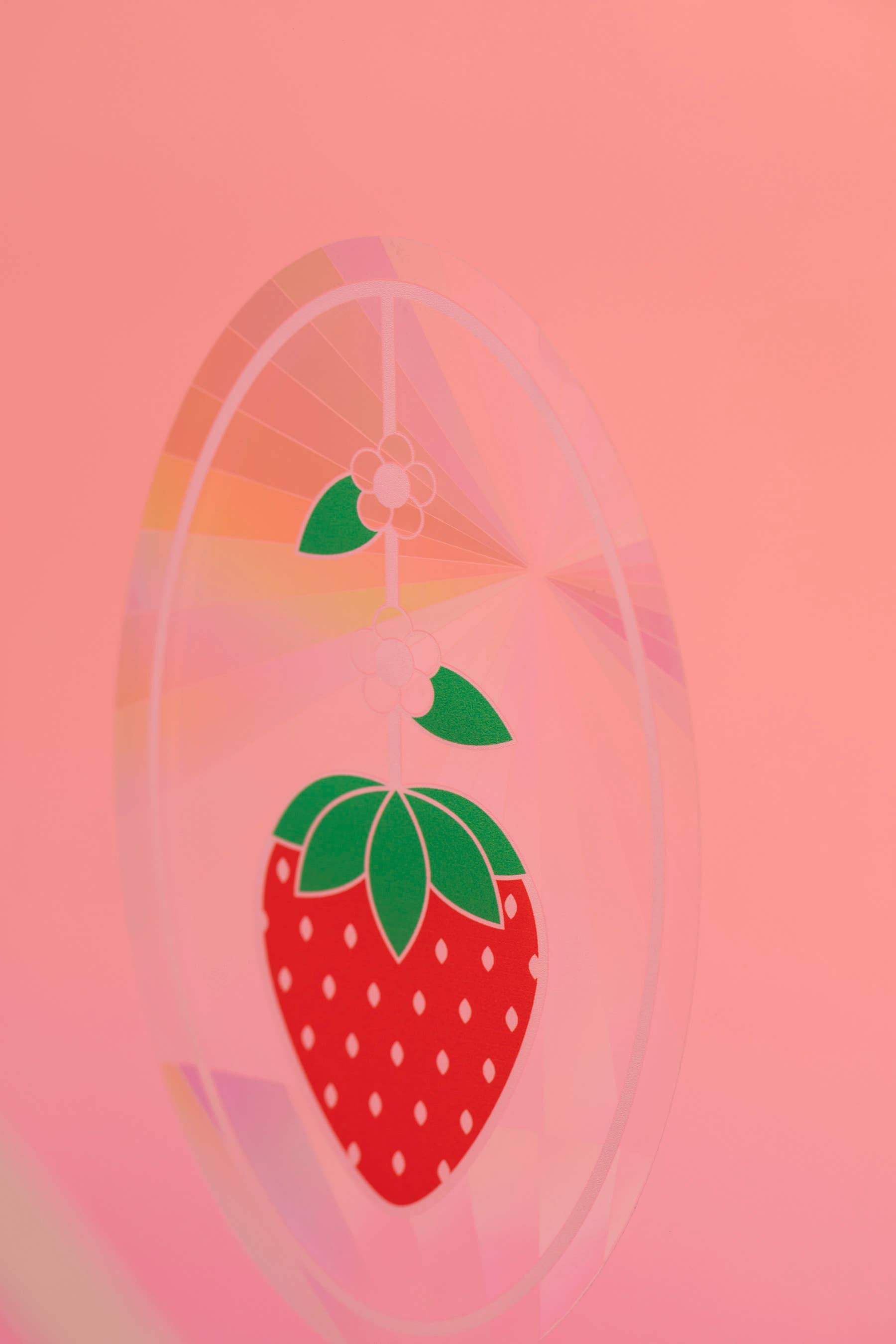 Sun Catcher Decal - STRAWBERRY