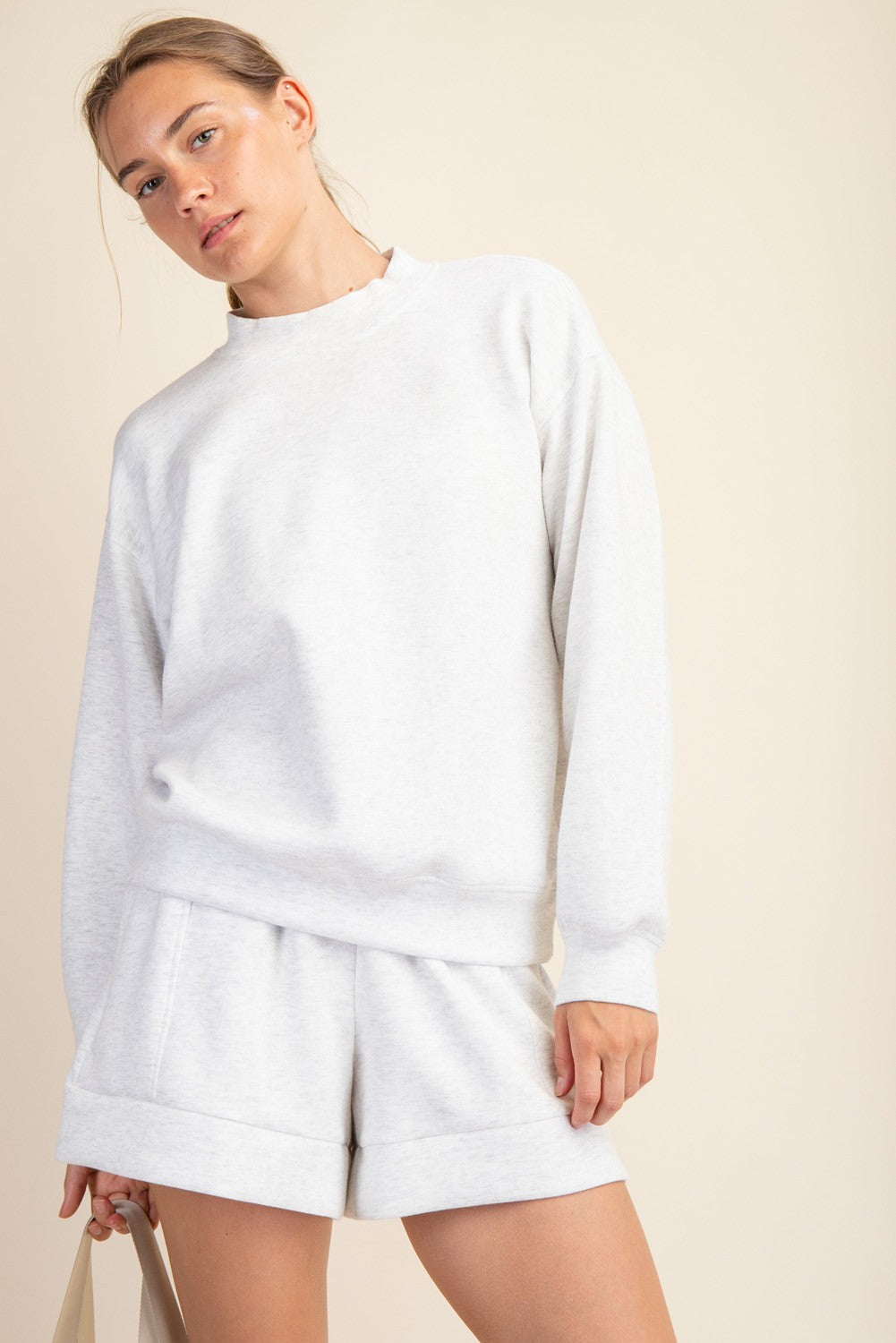 KATRINA MOCK NECK PULLOVER