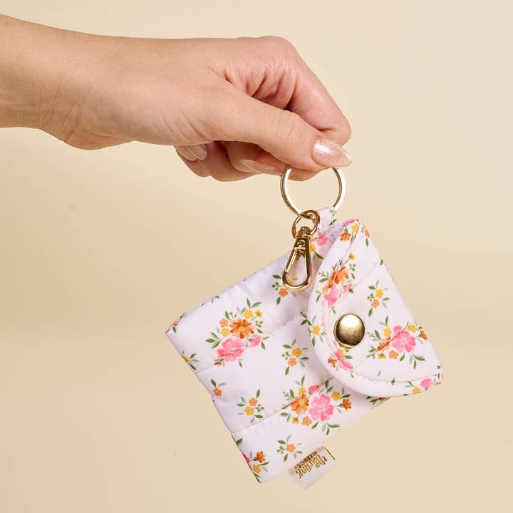 Puffy Earbud Case Keychain