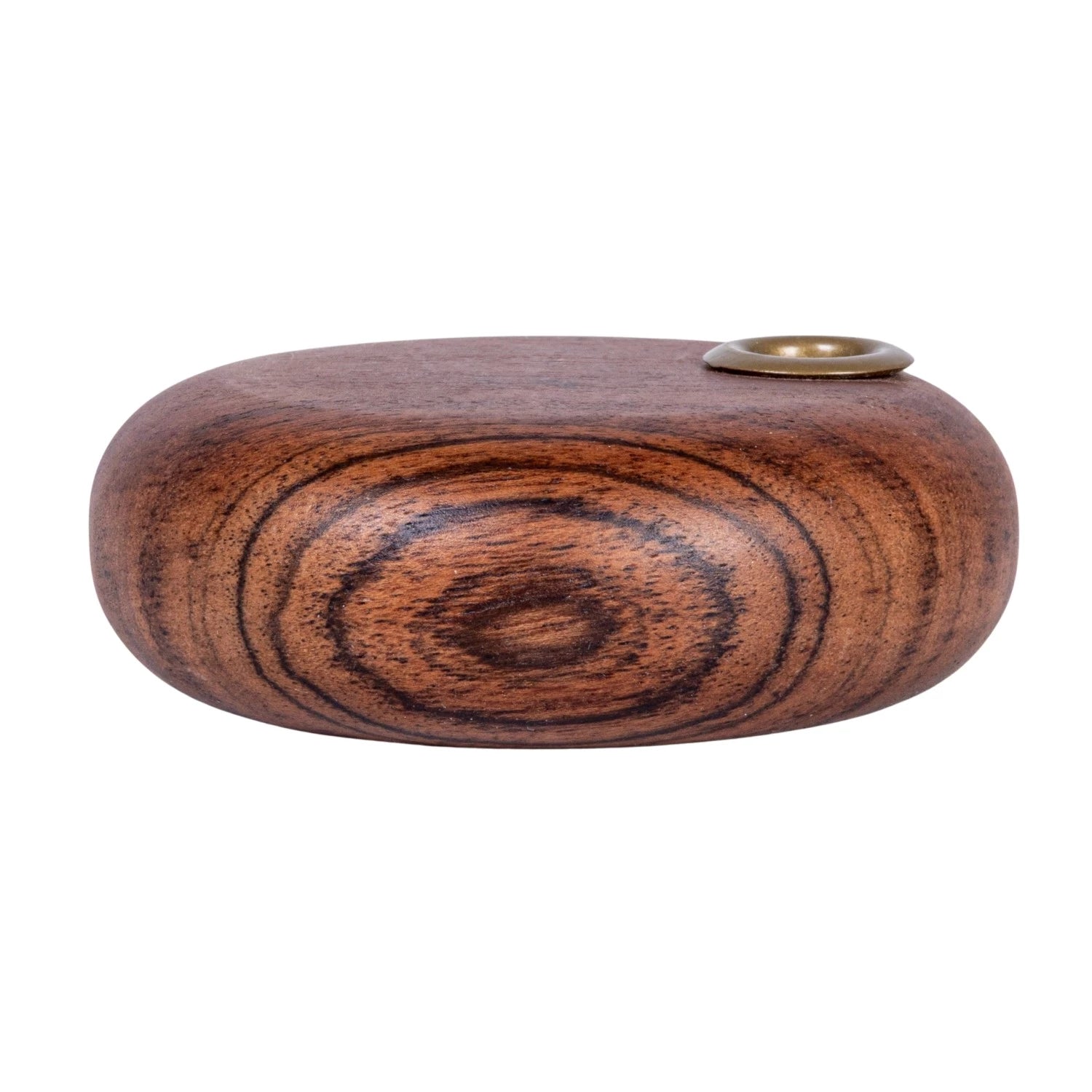 Mango Wood & Metal Taper Holder (Holds 1/2" Taper)