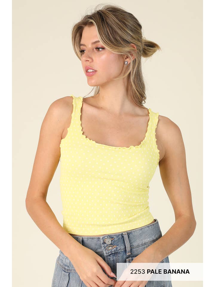 KIERA POLKA DOT CROP TOP
