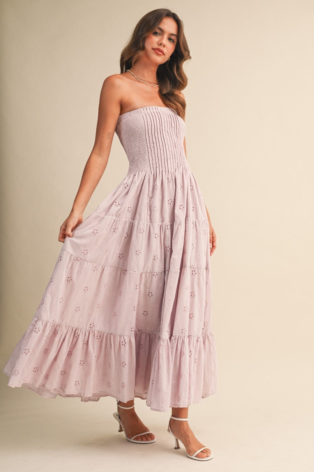 SHELIA STRAPLESS DRESS
