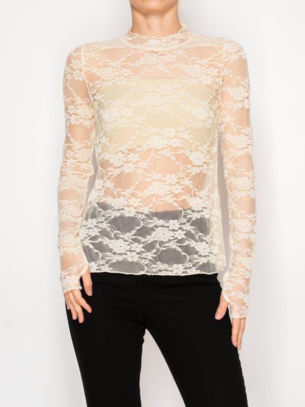 SELINA LACE TOP