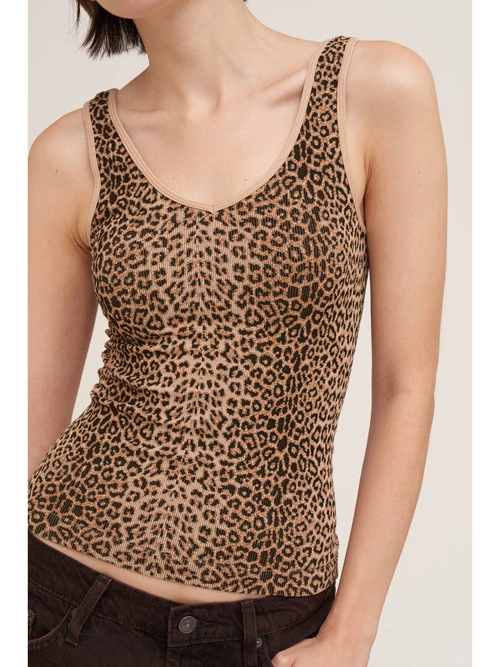 SERINA LEOPARD TANK