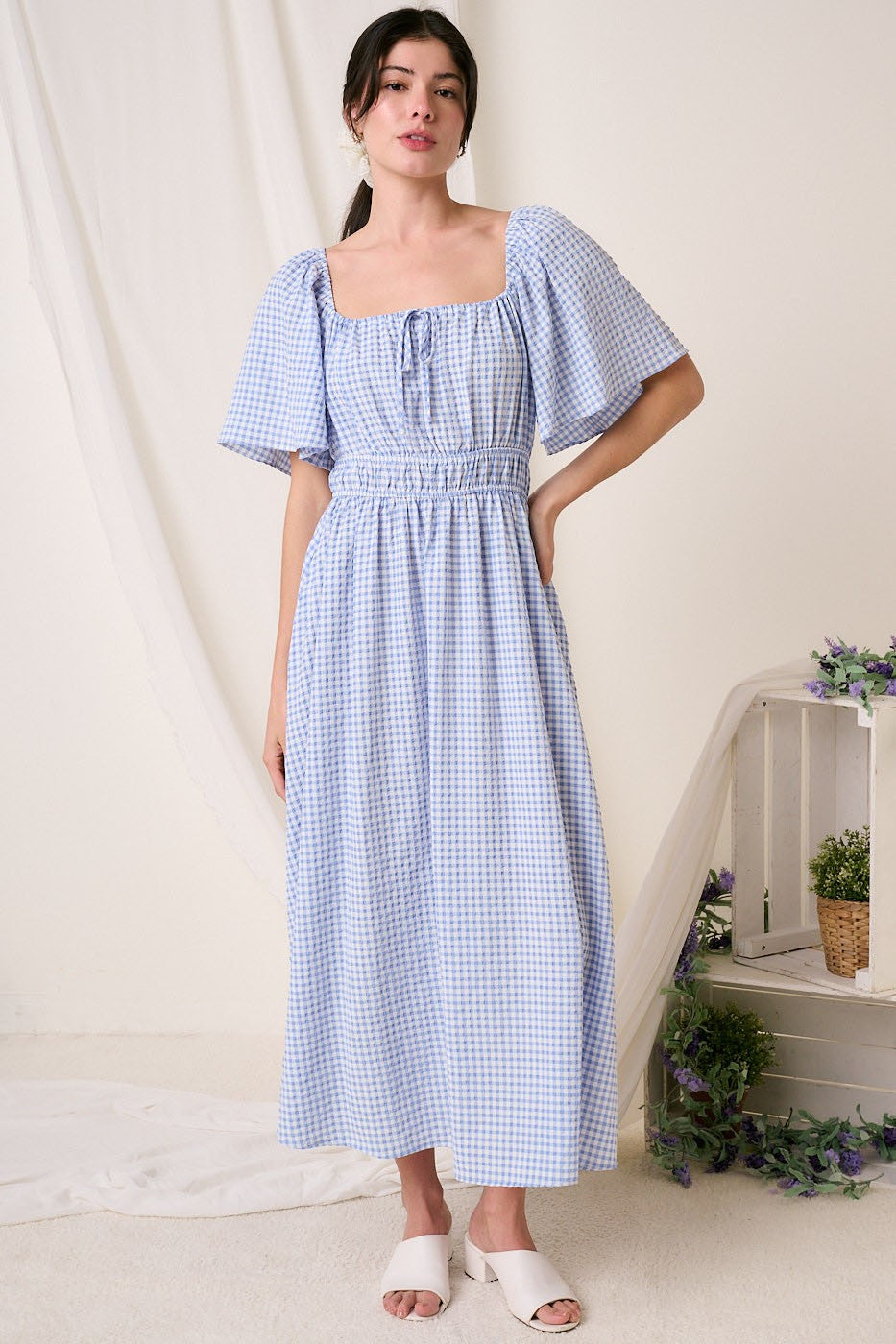 IZABELLA GINGHAM DRESS