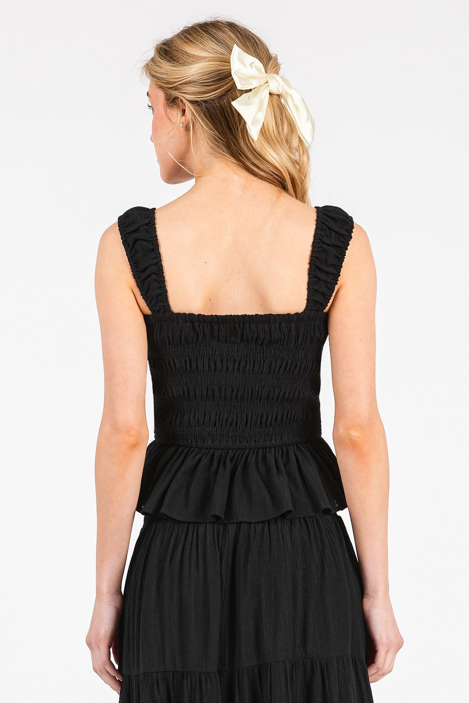 LUCILE PEPLUM TOP