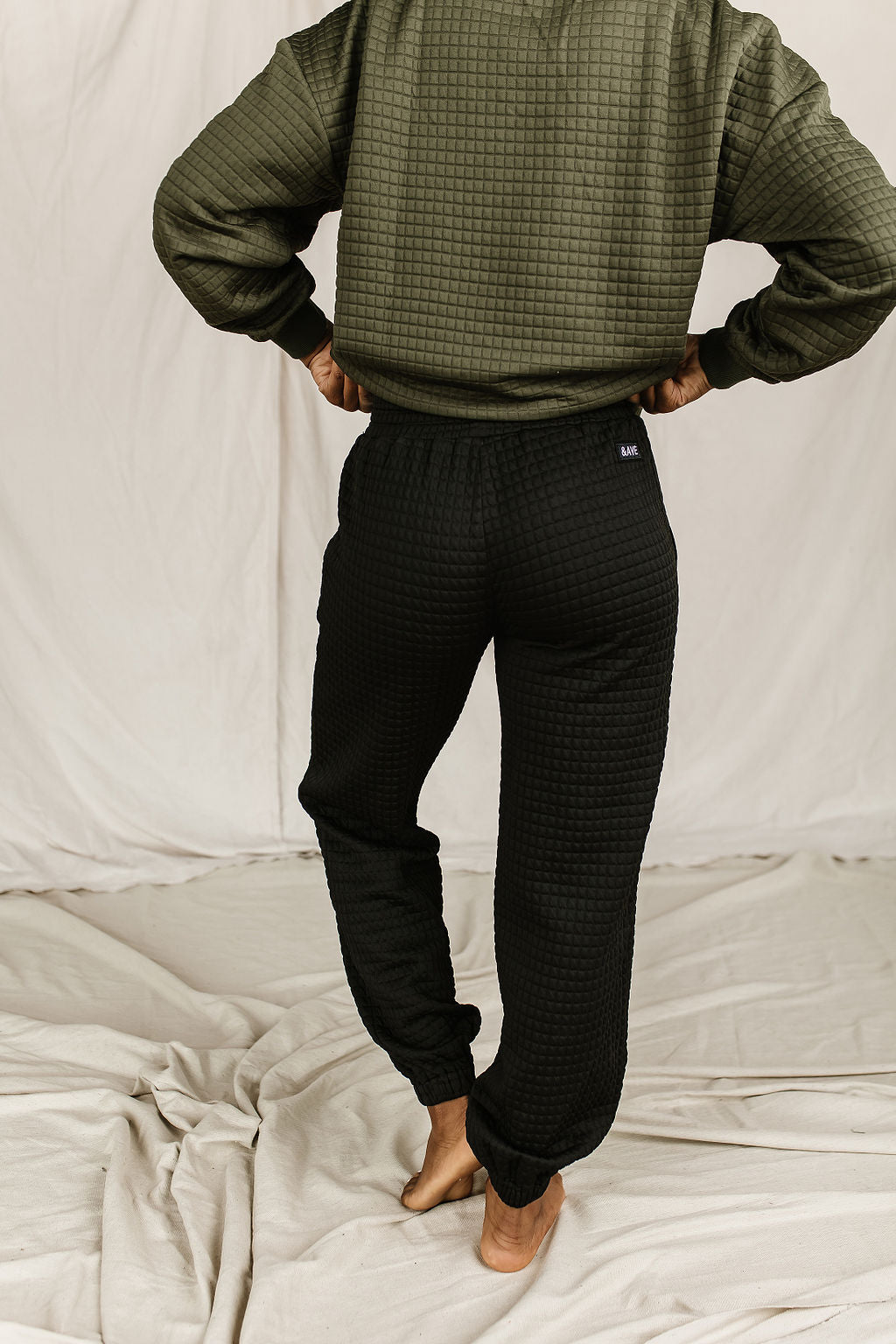 QUILTED JOGGERS