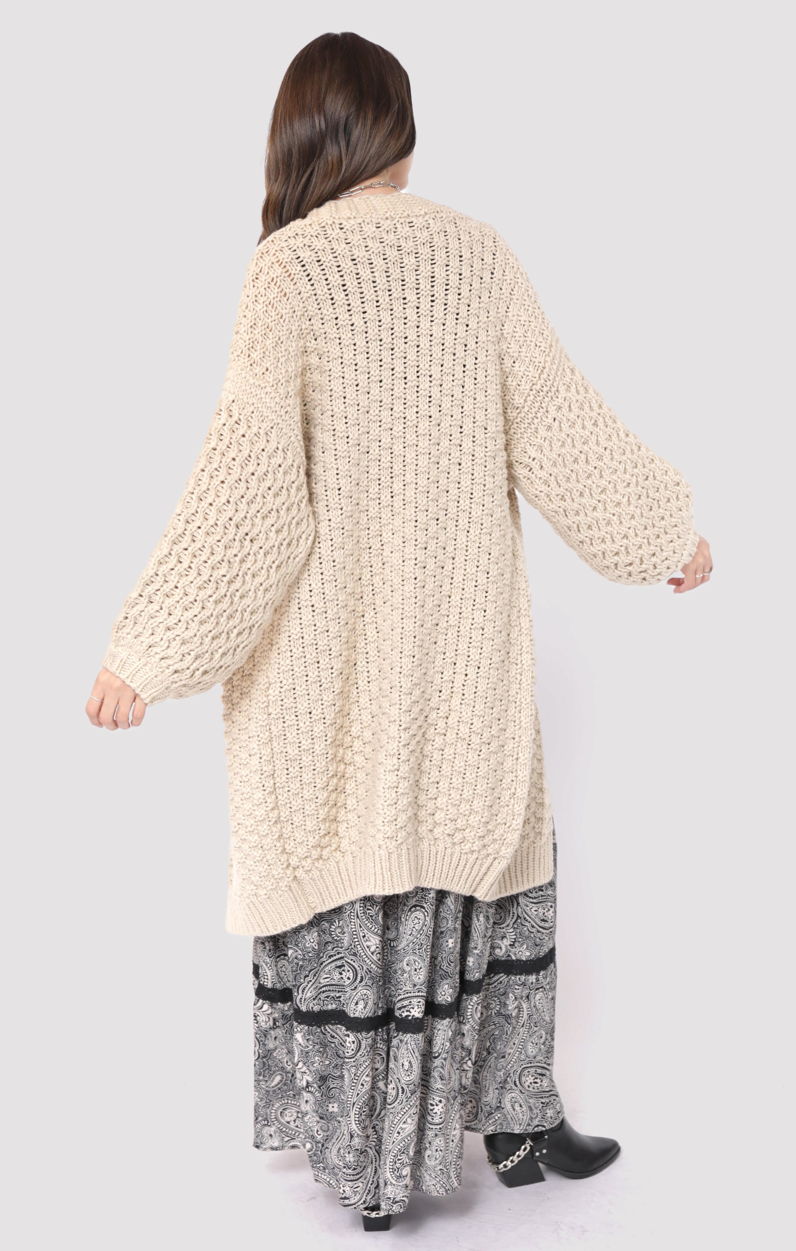 IGGY HAND CHUNKY CARDIGAN