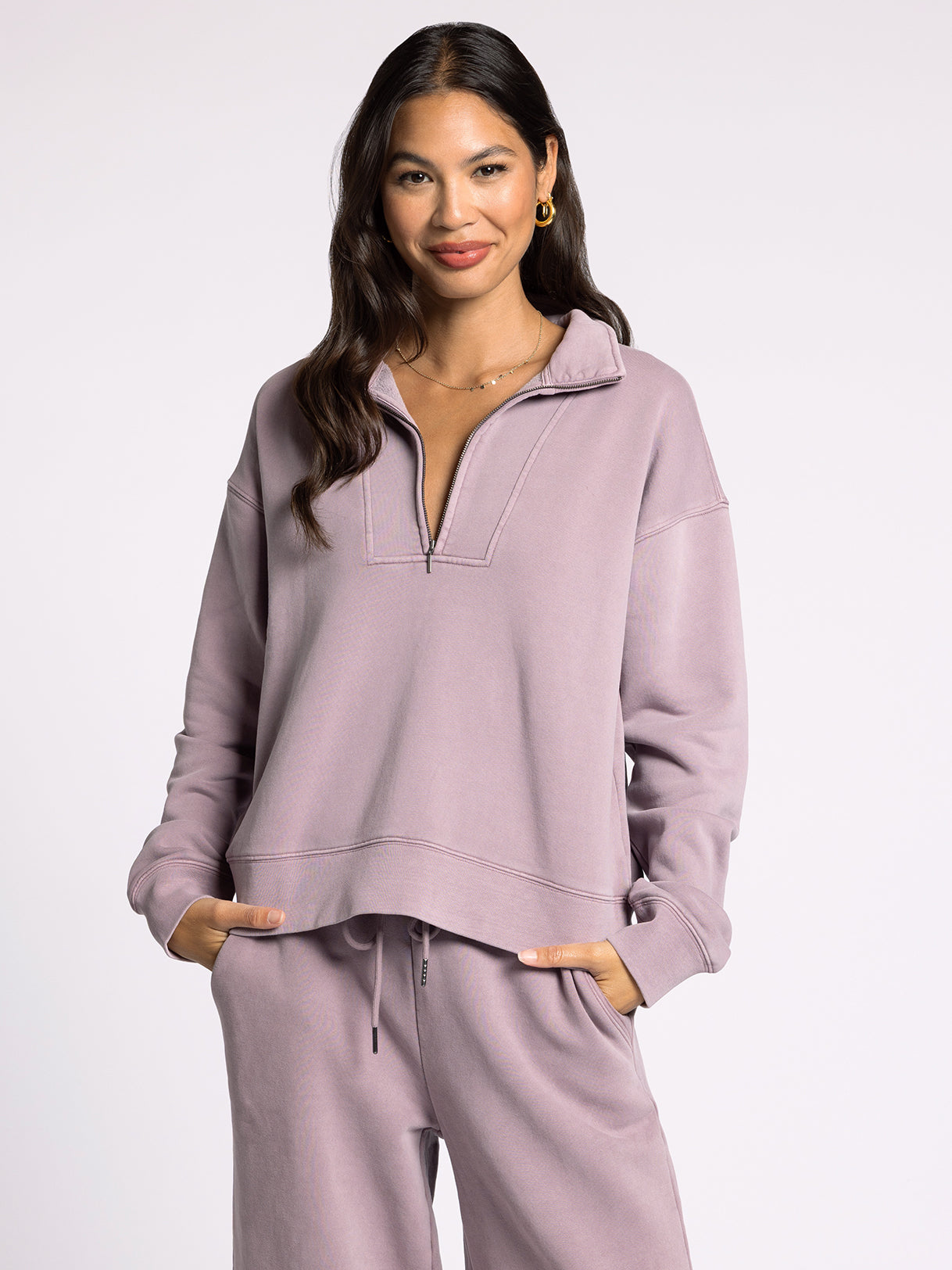SERENITY FLEECE 1/4 ZIP PULLOVER