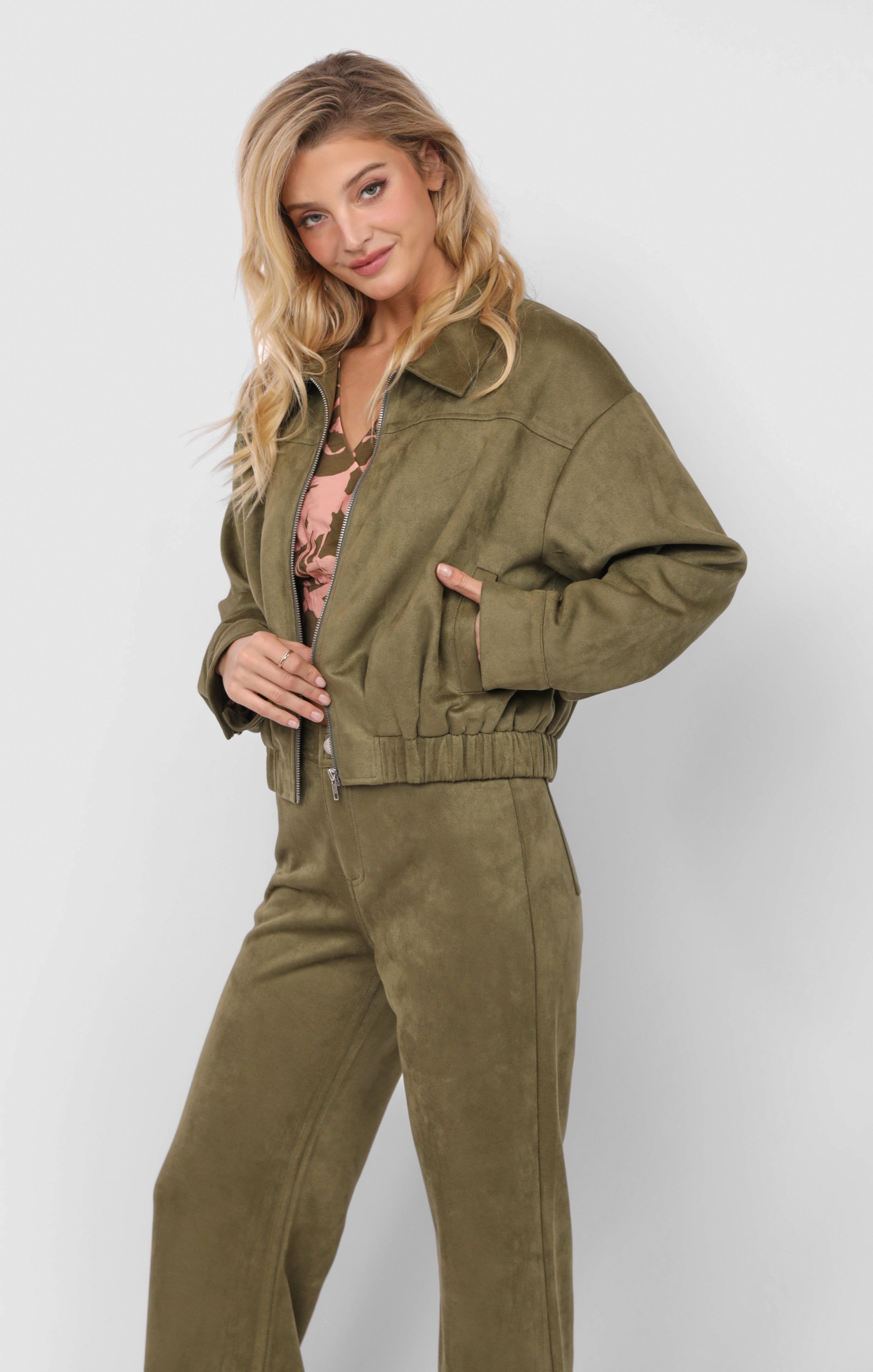 TUSCANY FAUX SUEDE JACKET