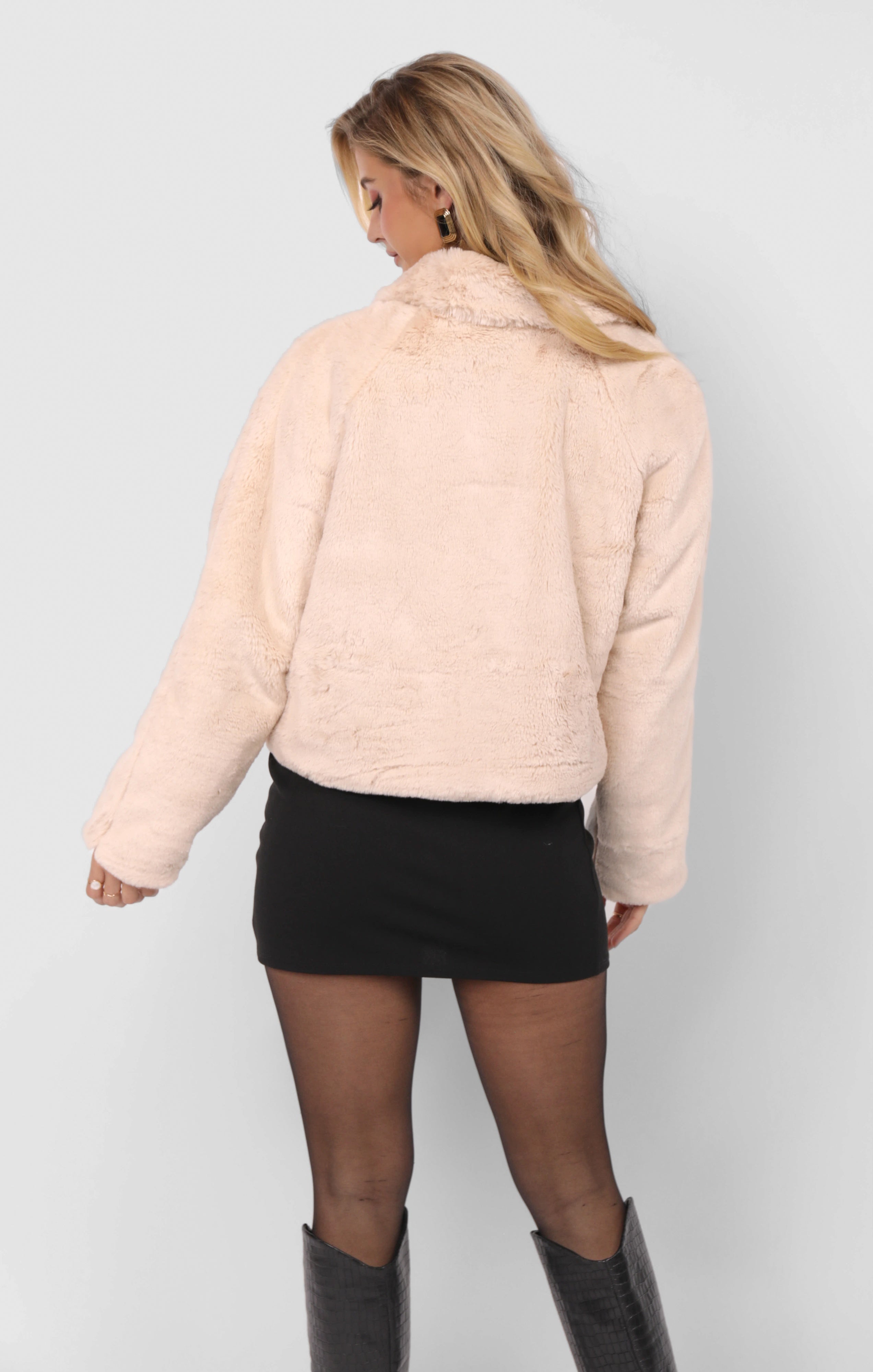 LIBBY FAUX FUR JACKET