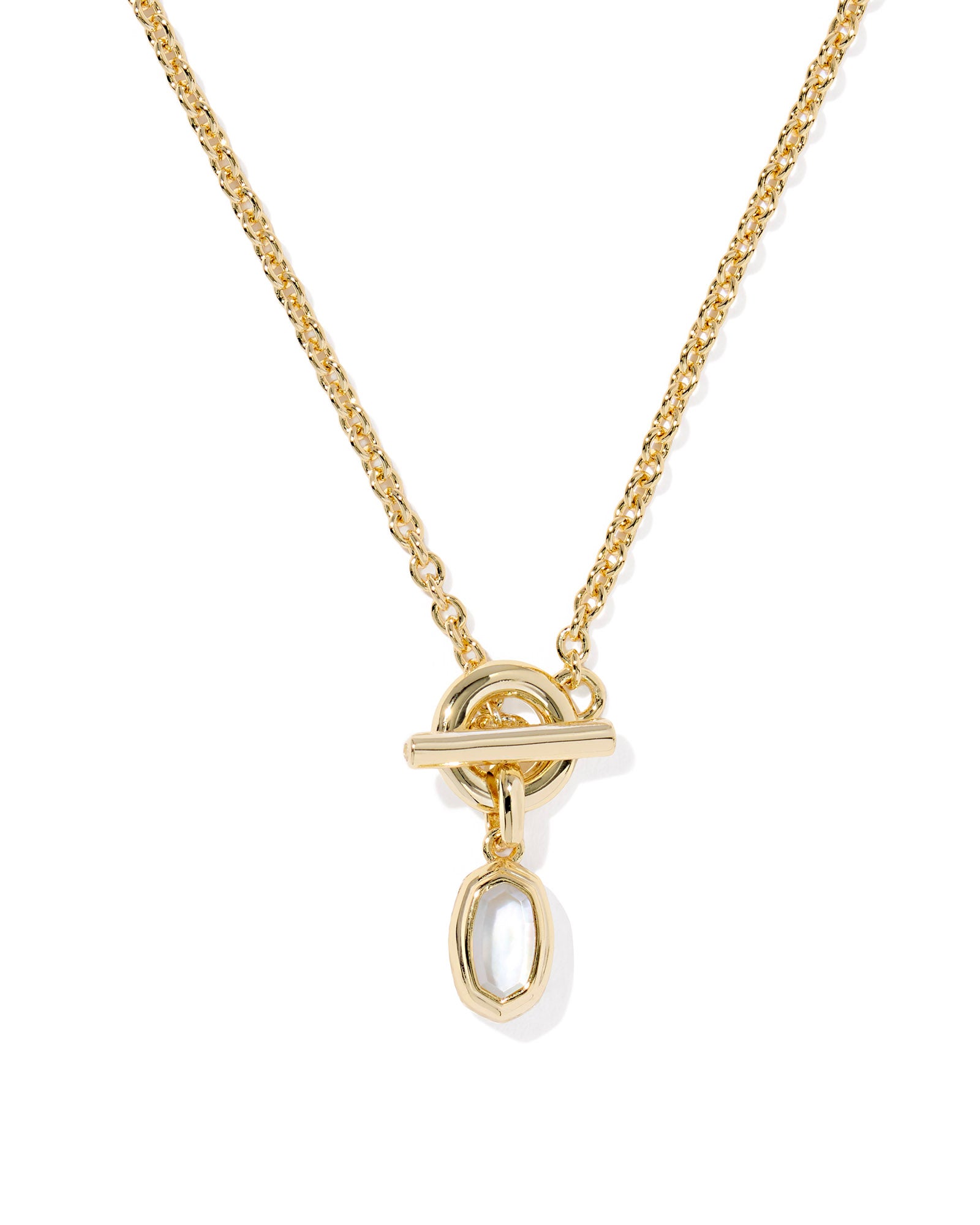MINI ELISA TOGGLE SHORT PENDANT NECKLACE