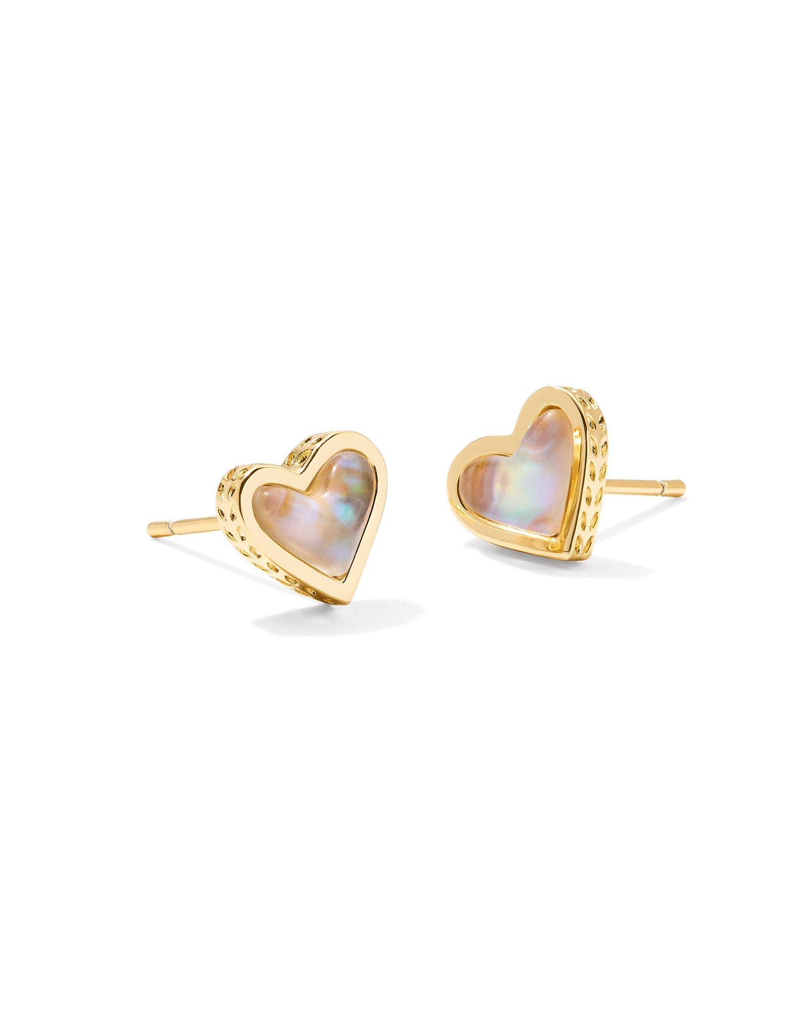ARI HEART STUD EARRINGS