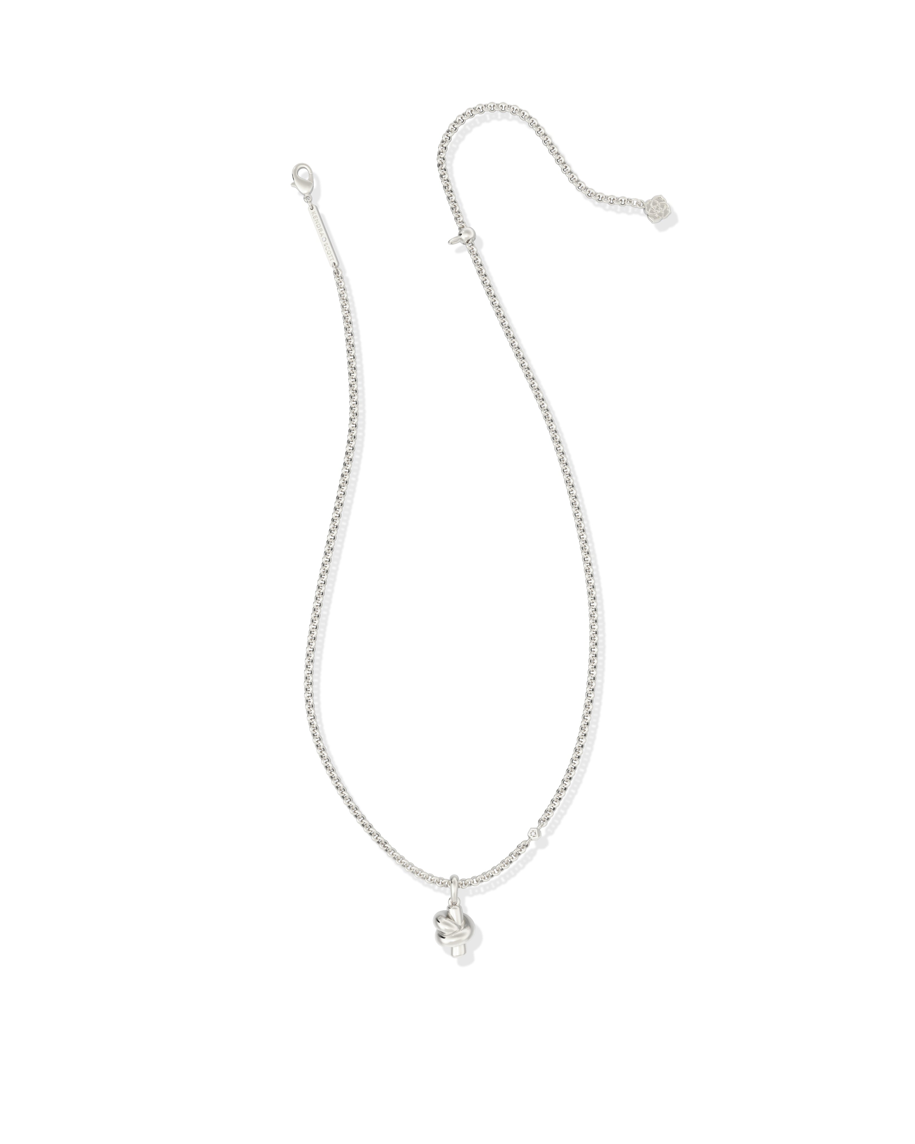 PARKER KNOT SHORT PENDANT NECKLACE
