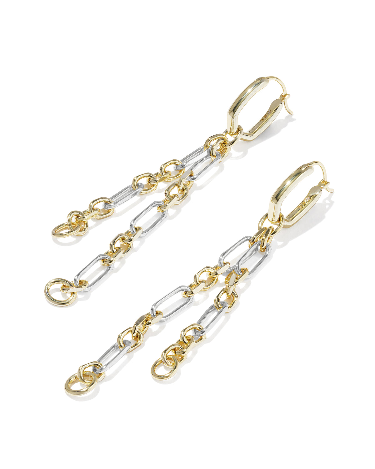 EMBRY CHAIN HUGGIE EARRINGS