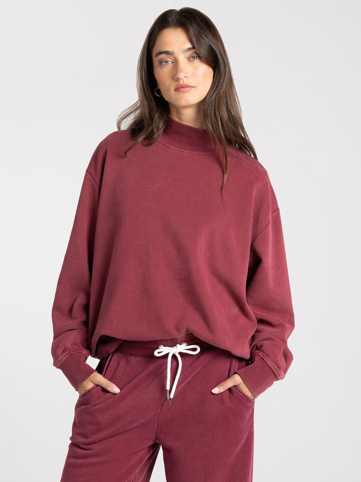ASHFORD MOCKNECK SWEATSHIRT