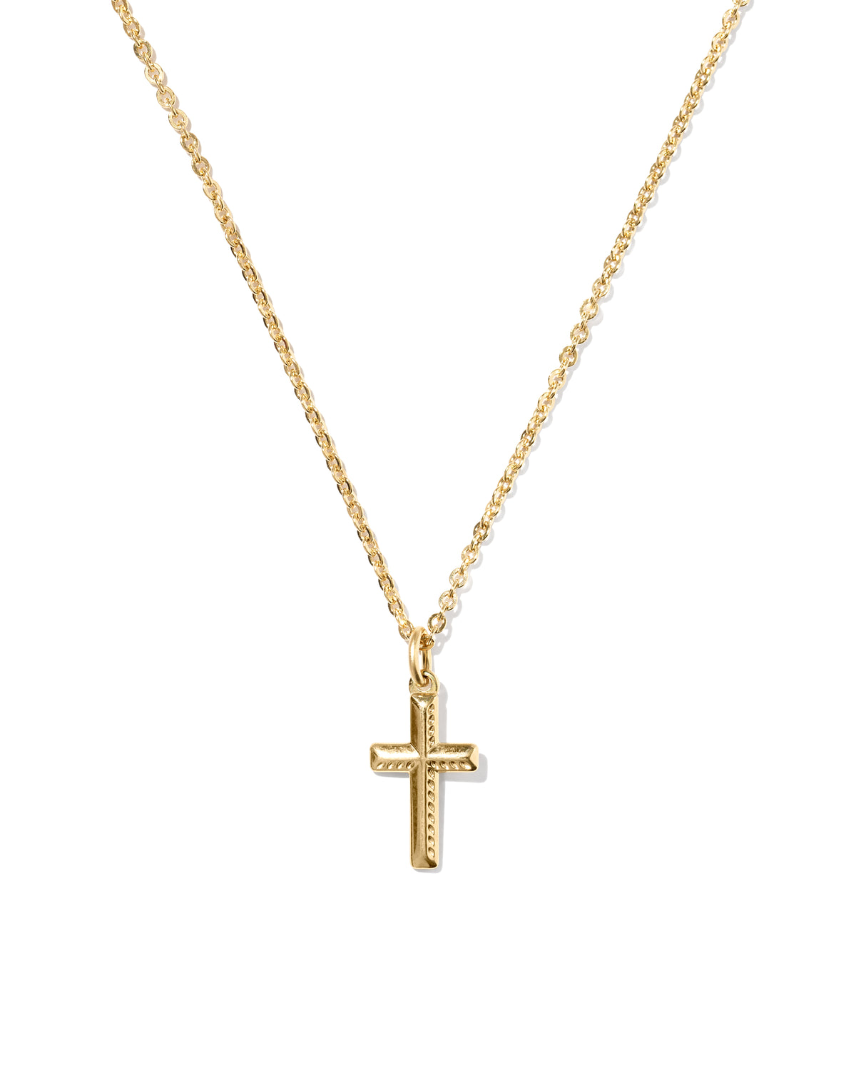 CROSS SHORT PENDANT NECKLACE- 14k Gold Filled