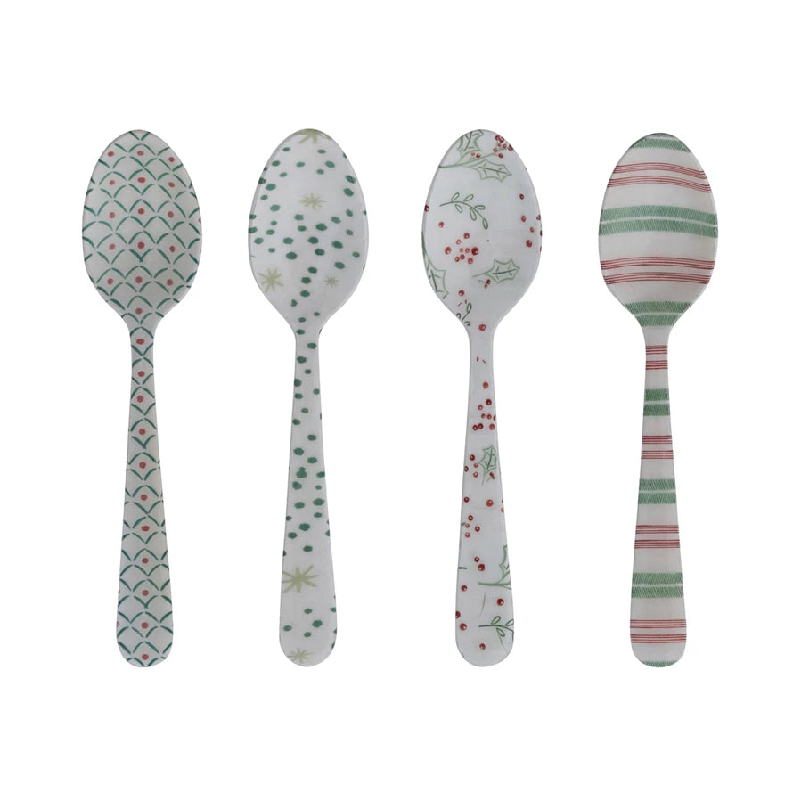 Spoon with Holiday Pattern