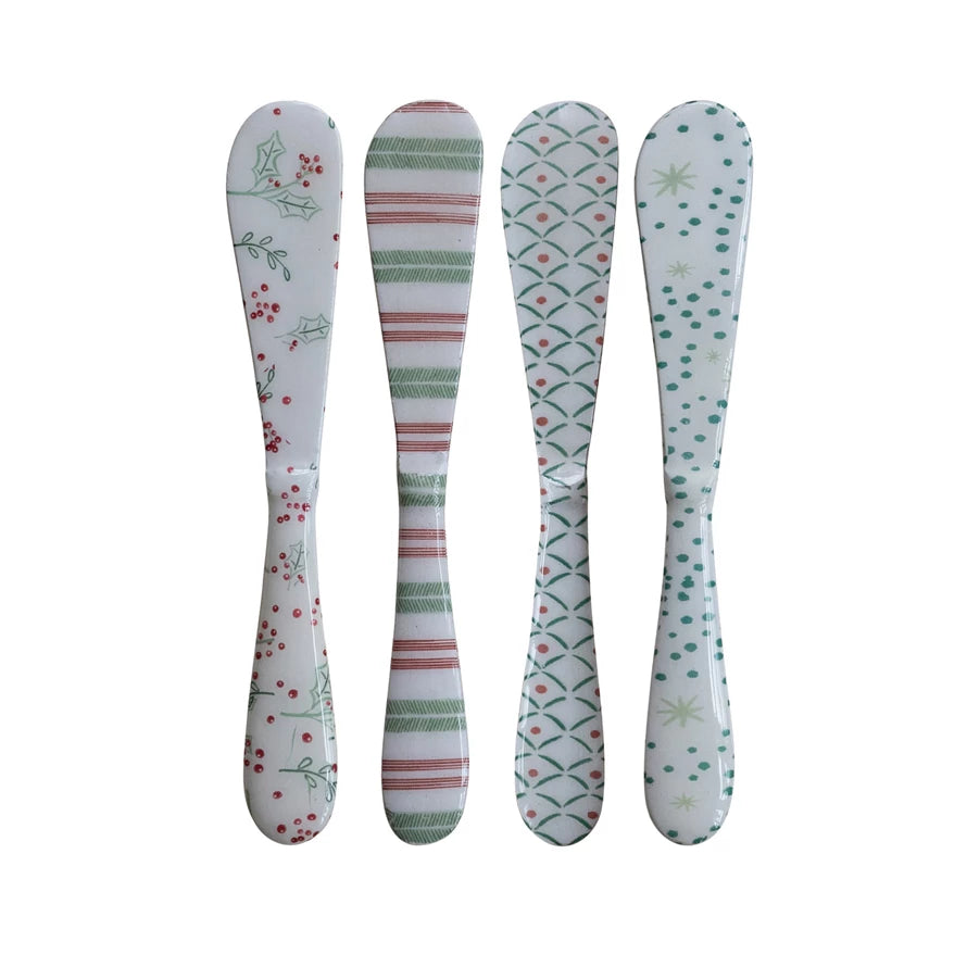 Enameled Stainless Steel Canape Knife