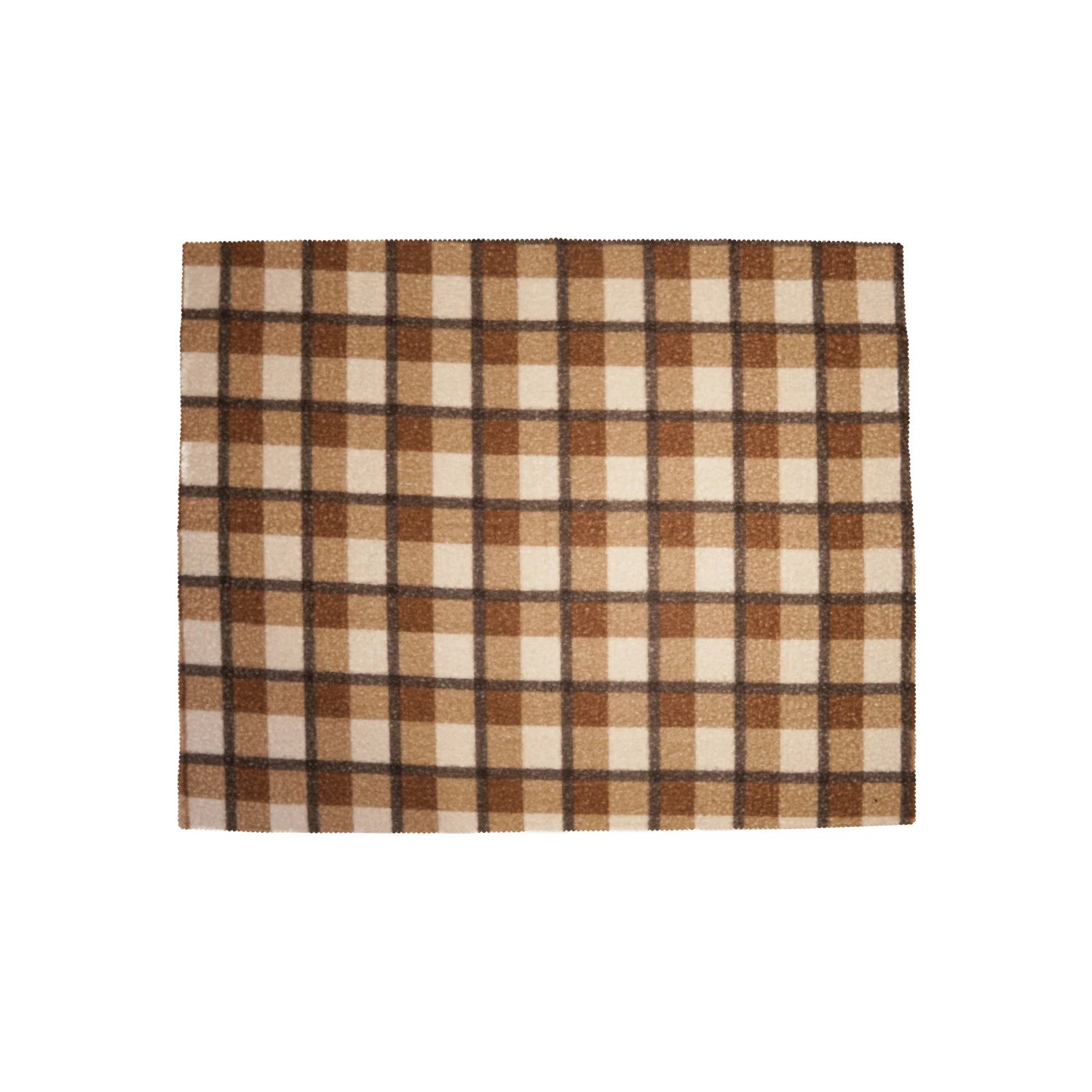 60"L x 50"W Fabric Faux Sherpa Throw
