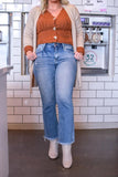 AMBER HIGH RISE KICK FLARE
