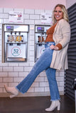 AMBER HIGH RISE KICK FLARE